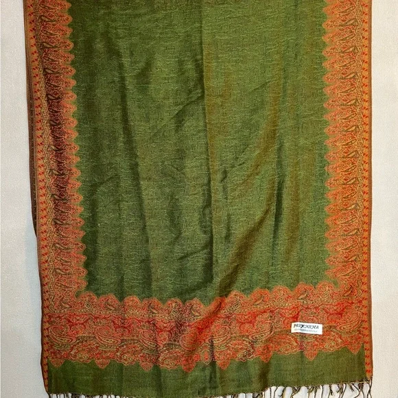 Pashmina Silk Blend Scarf - Picture 2 of 8